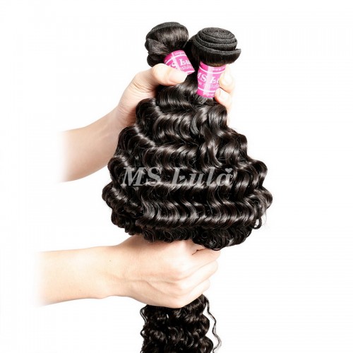 Raw Virgin 30-40 Inches Deep Wave Curly Hair Bundles | Human Hair Wig | Lace Front